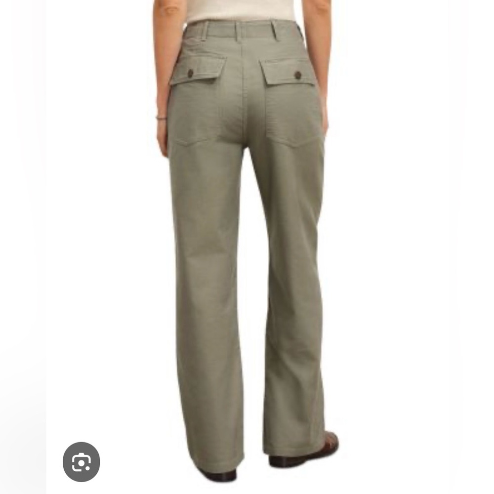 Buck Mason DESERT SAGE REVERSE SATEEN FATIGUE PANT